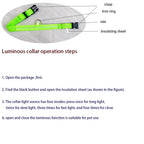 Ultra-Bright LED Night Safety Dog Collar - 360° Nighttime Visibility